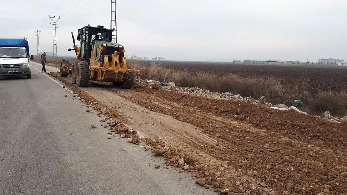 HBB YOL GENİŞLETME ÇALIŞMALARIYLA ULAŞIMI RAHATLATIYOR