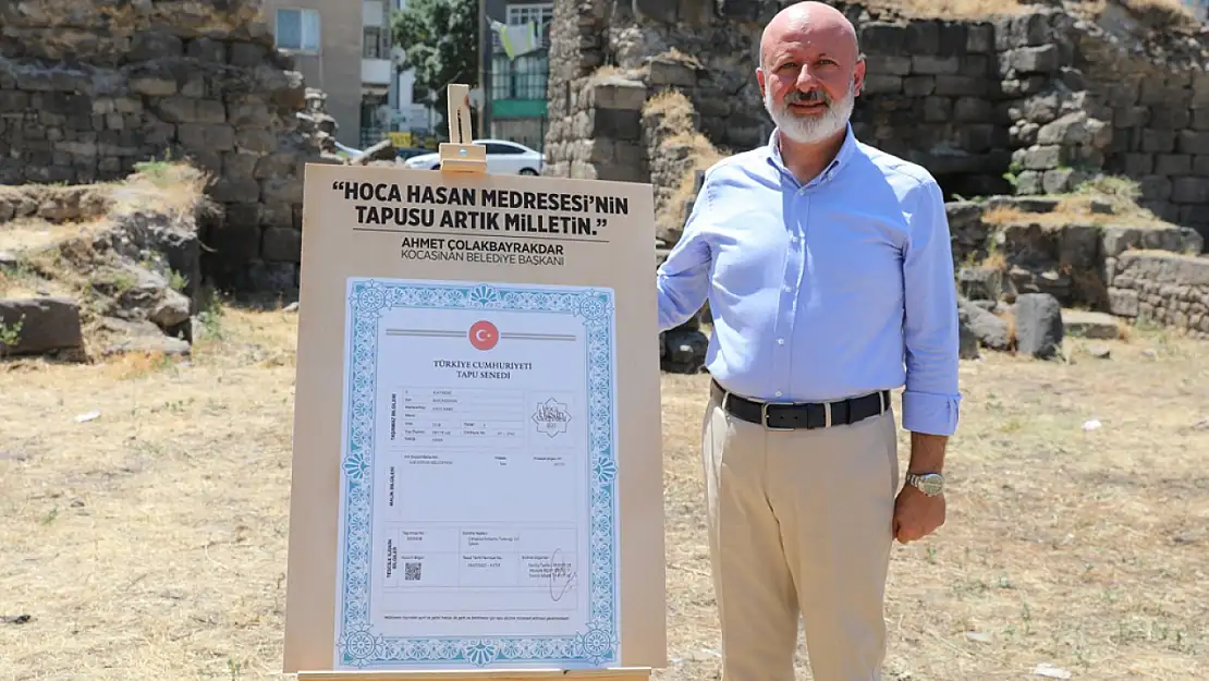 Hoca Hasan Medresesi yeniden doğuyor