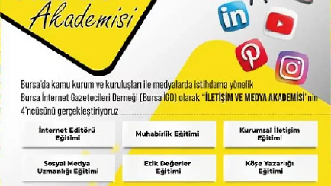 İletişim ve Medya Akademisi başlıyor