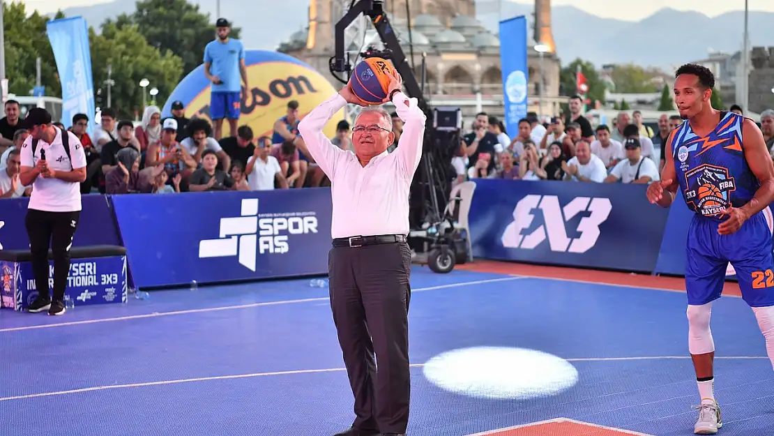 İlk FIBA onaylı 3x3 basketbol turnuvası Kayseri'de