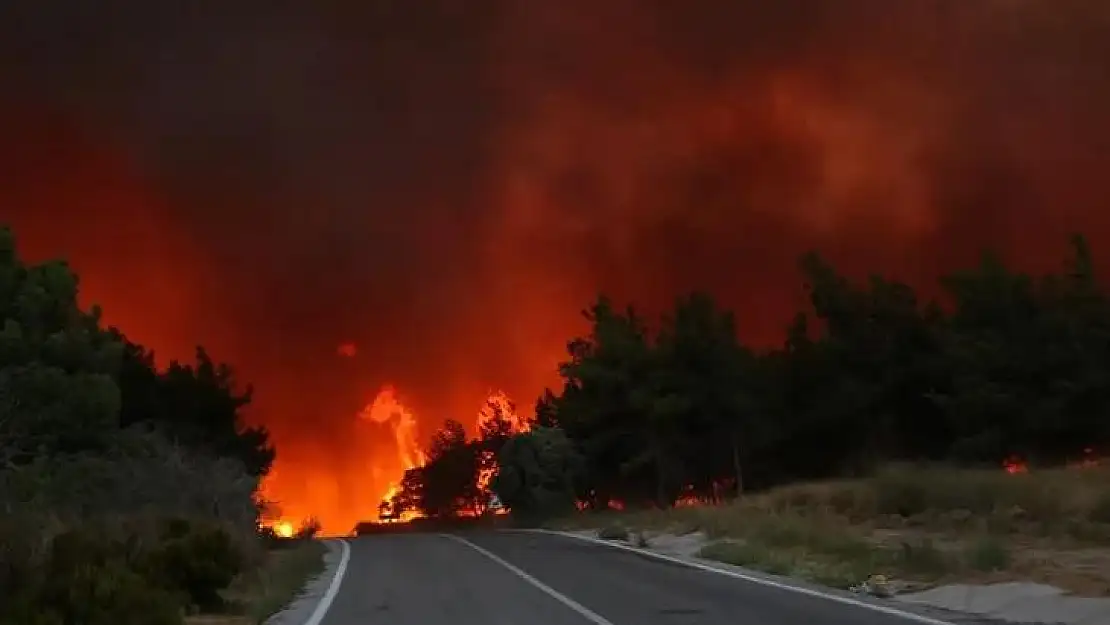 İzmir'de alevler yerleşim yerlerine sıçradı