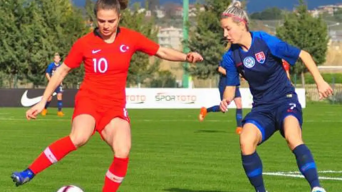 Kadın A Milli Takımı, Slovakya ile 0-0 berabere kaldı