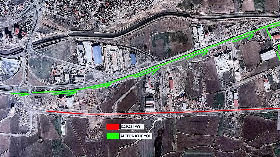 Kahramanmaraş da yol yapım çalışmaları