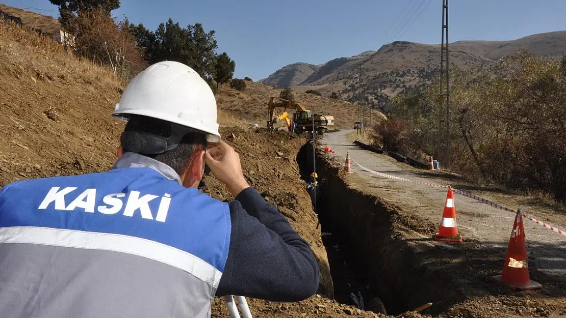 KASKİ, SARIZ İLÇESİ KISKAÇLI MAHALLESİ'NDE KANALİZASYON SORUNUNU ÇÖZDÜ