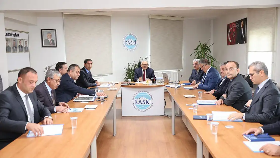 KASKİ'DE YATIRIM DEĞERLENDİRME TOPLANTISI