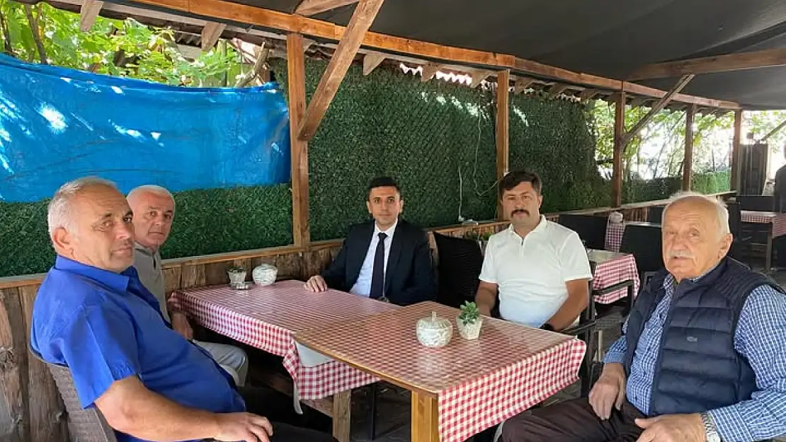Kaymakam Karaselvi, Anahtar Parti ilçe başkanını ziyaret etti