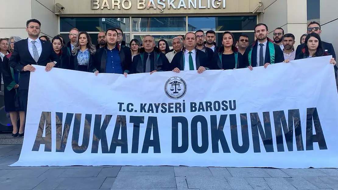 Kayseri Barosu'ndan avukat cinayetlerine tepki