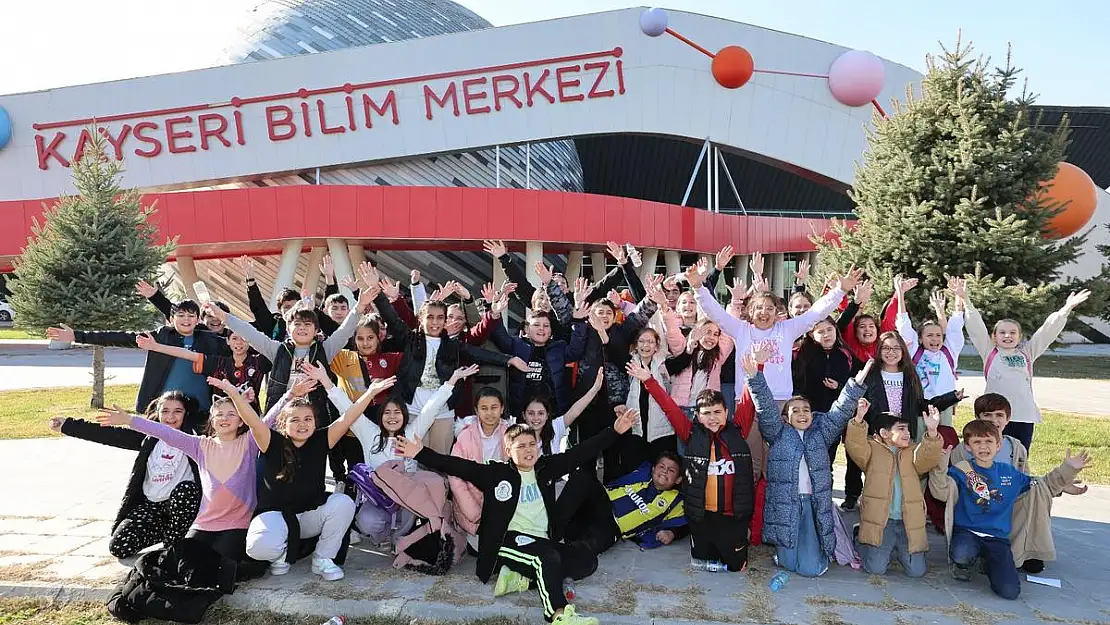 Kayseri Bilim Merkezi, ara tatilde çocuklarla buluştu