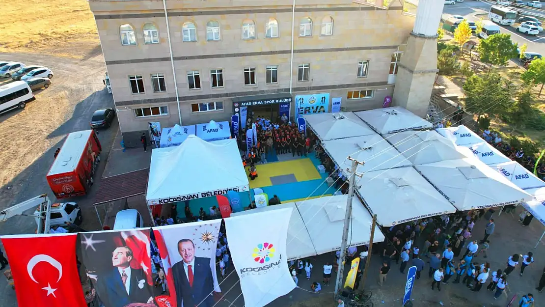 Kayseri'de 'AFAD ERVA Spor Kulübü' Törenle açıldı