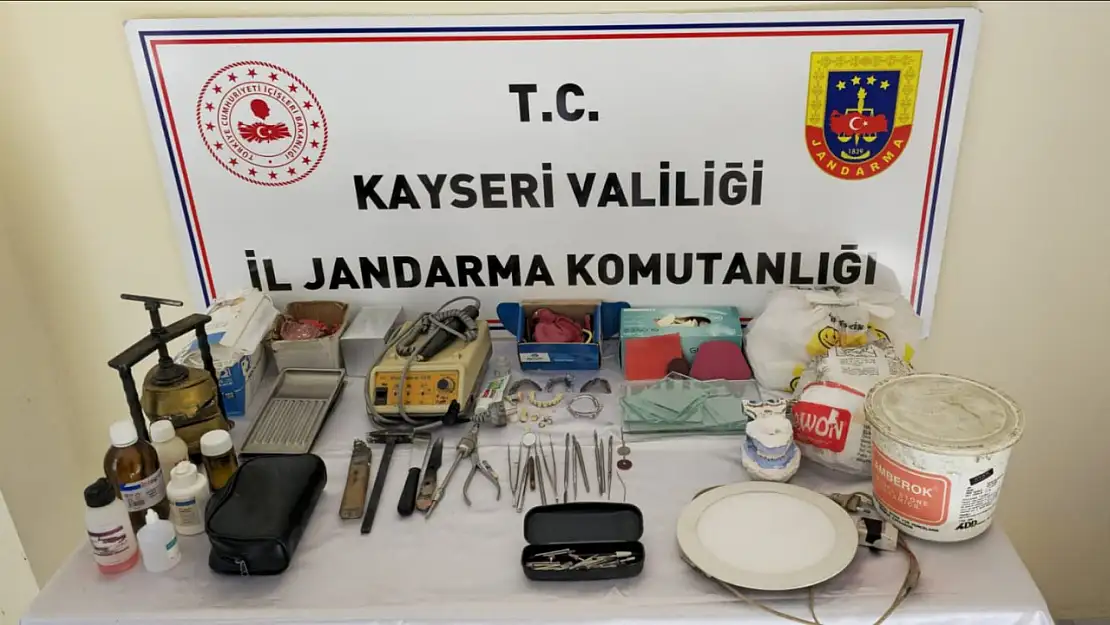 Kayseri'de diplomasız diş hekimi yakalandı