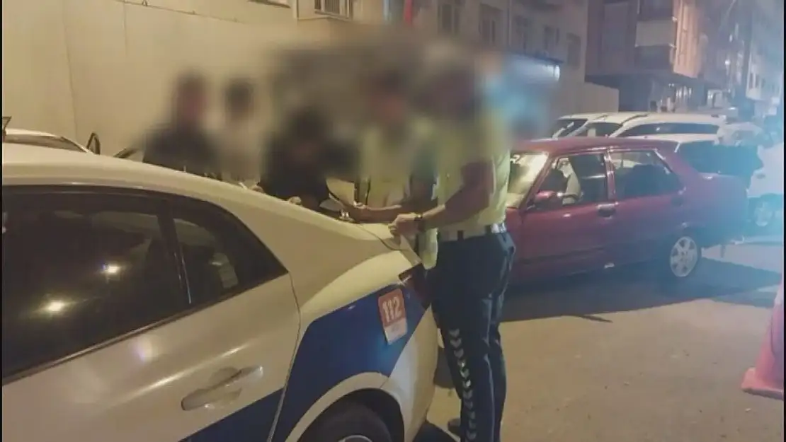 Kayseri'de drift atan sürücüler yakalandı