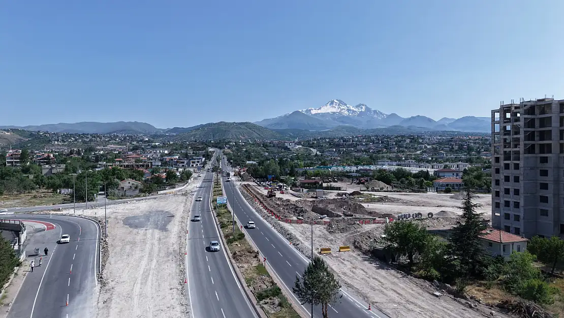 Kayseri'de Meteoroloji Katlı kavşağı çalışmaları başladı