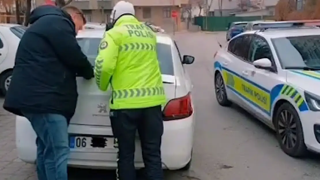 Kayseri'de trafik denetiminde 1.423 ceza
