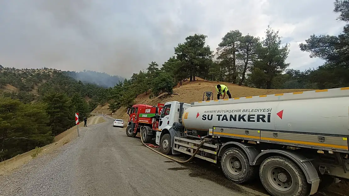 Kayseri'den Kahramanmaraş'a yangın desteği