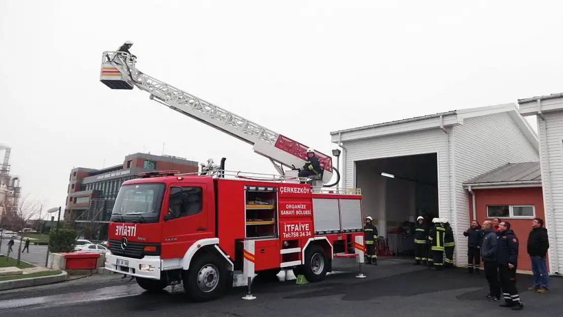 Kayseri itfaiyesi mayıs'ta 870 olayı müdahale etti