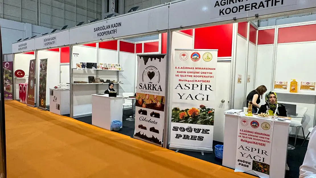 Kayseri kadın kooperatifleri, Gaziantep gıda fuarı'nda sergi açtı