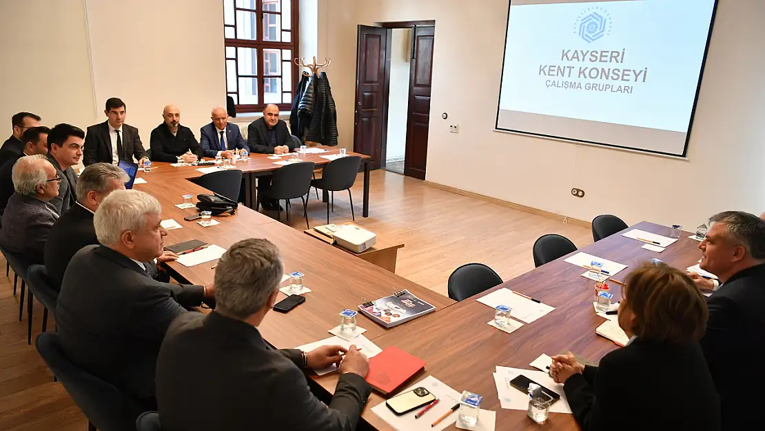 Kayseri kent konseyi'nden yarım ve yerel kalkınma adımları