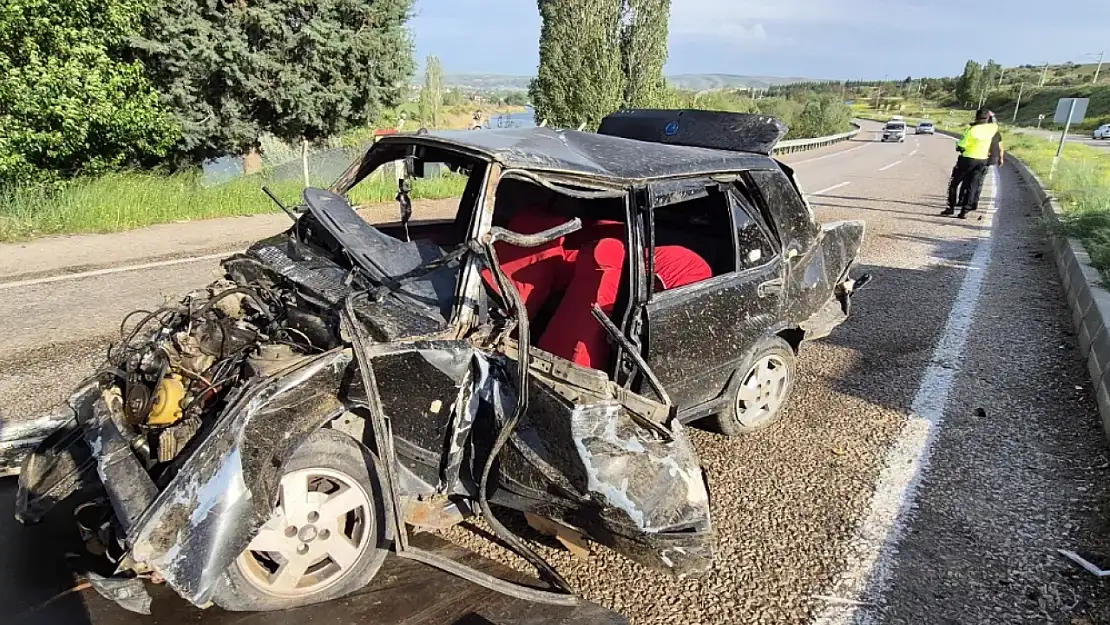 Kayseri-Kırıkkale yolunda feci kaza: 1 ölü, 2 yaralı