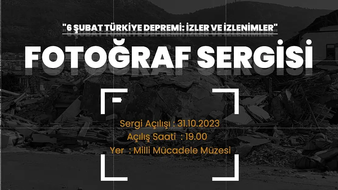 Kayseri Mimarlar Odası'ndan '6 Şubat Türkiye Depremi: İzler ve İzlenimler' sergisi