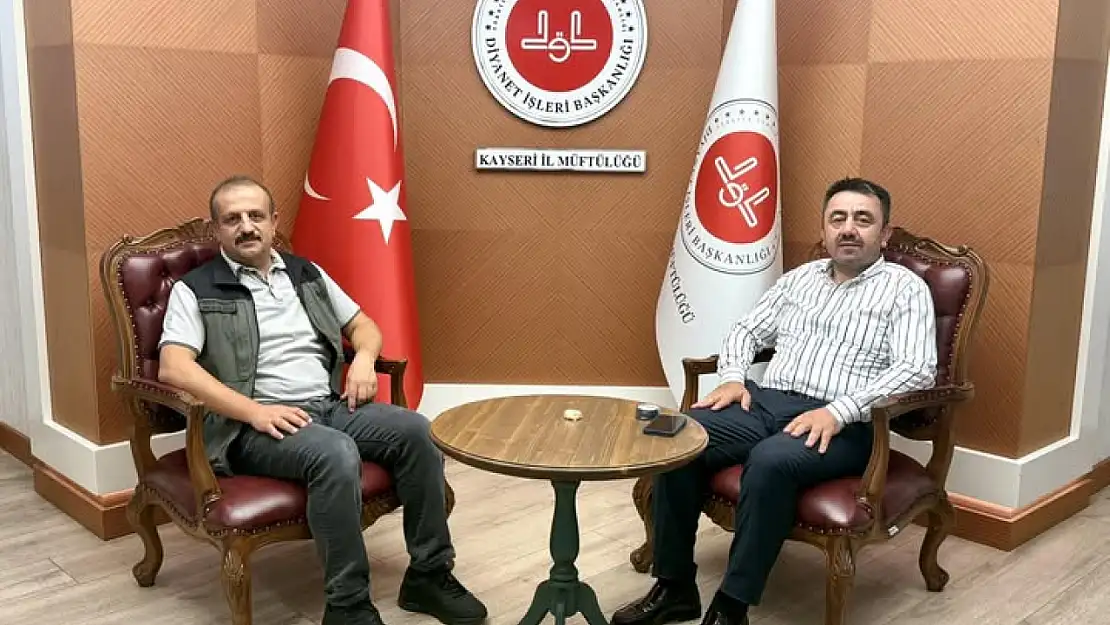 Kayseri Orman İşletme Müdürü Biberci'den İl Müftüsü Ayvaz'a ziyaret