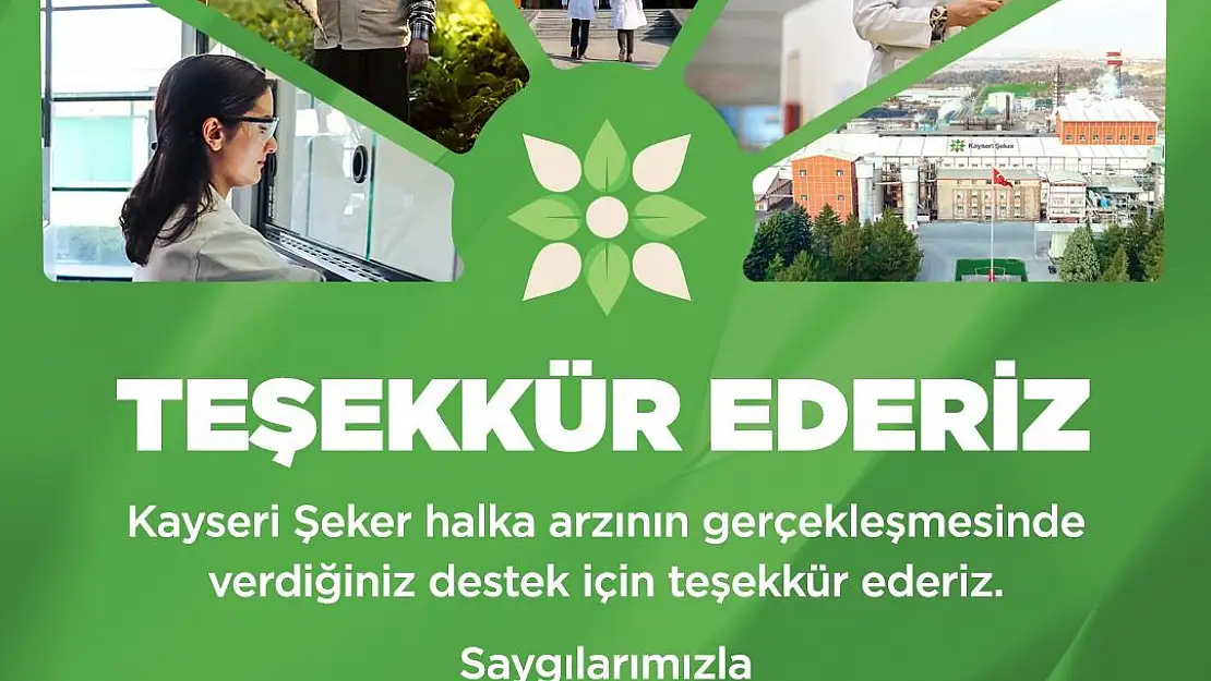 KAYSERİ ŞEKER BORSA DA