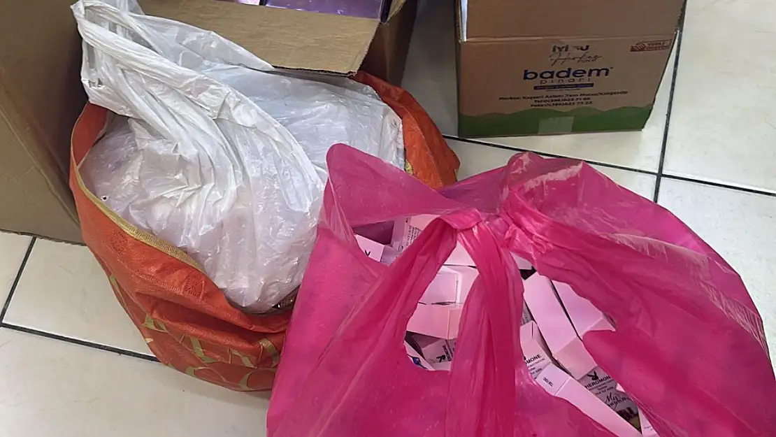 Kayseri Sosyete Pazarı'nda Sahte Parfüm operasyonu
