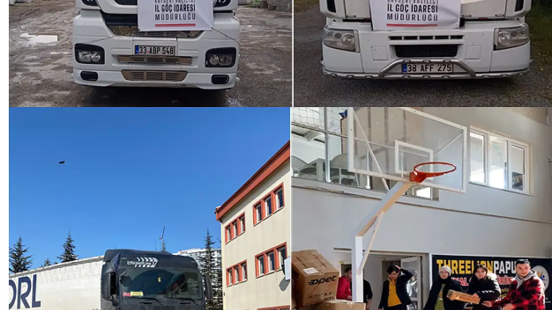Kayseri'de Yaşayan Yabancılardan Deprem Bölgesine Anlamlı Destek