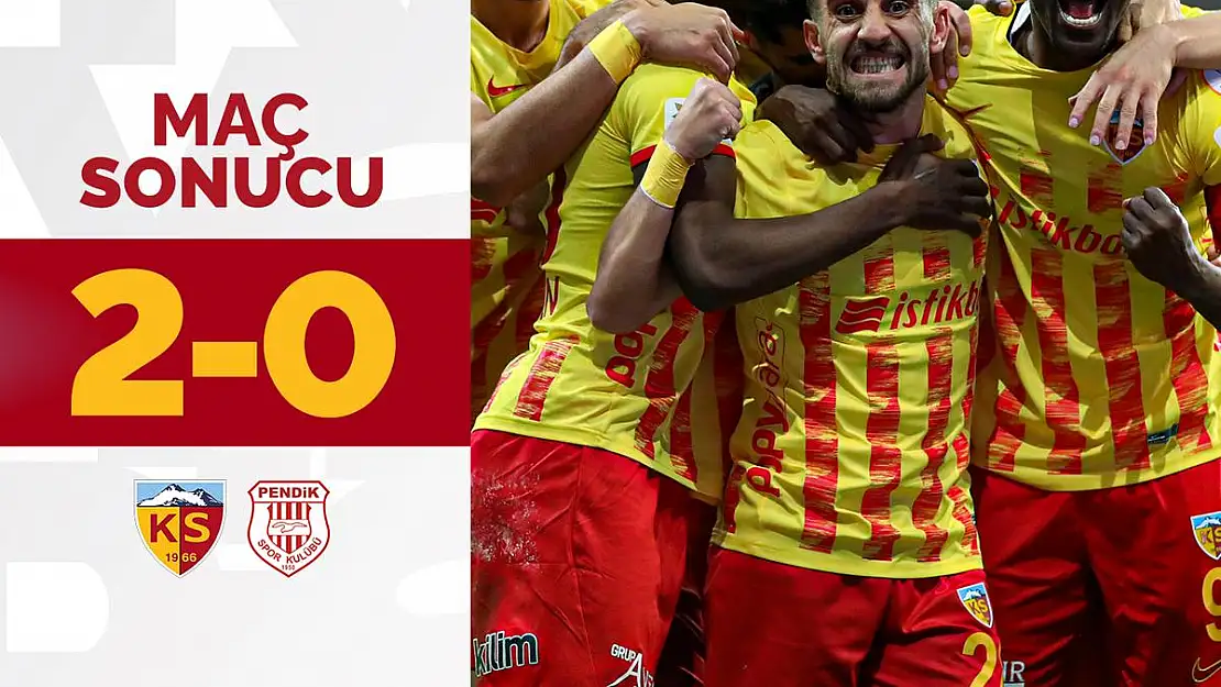 Kayserispor Avrupa hedefine doğru 2-0