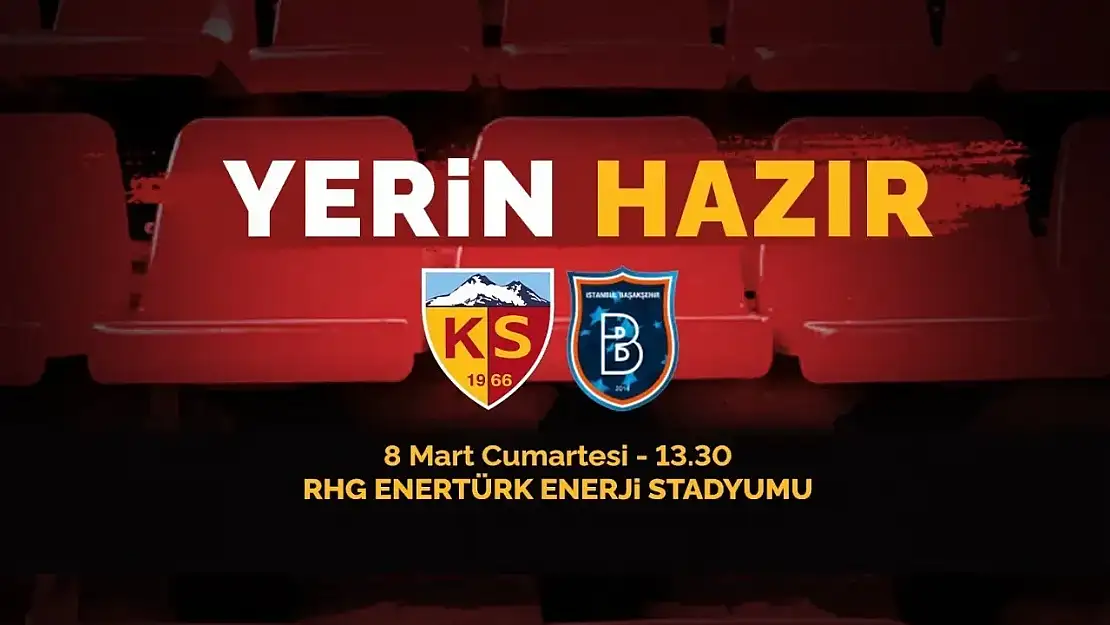 Kayserispor – Başakşehir maçı kadın taraftarlara ücretsiz