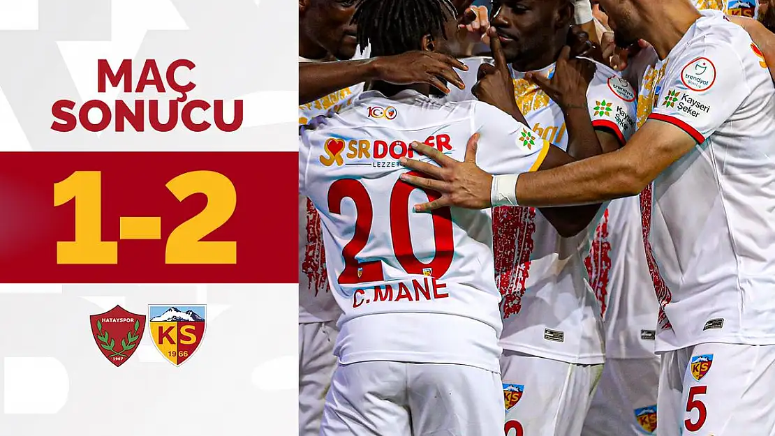 Kayserispor dolu dizgin : 1-2