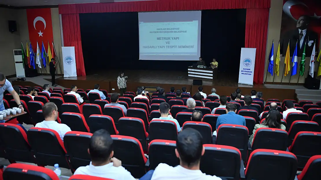 Kentsel risklere karşı eğitim: Metruk ve hasarlı yapılar tespit edildi