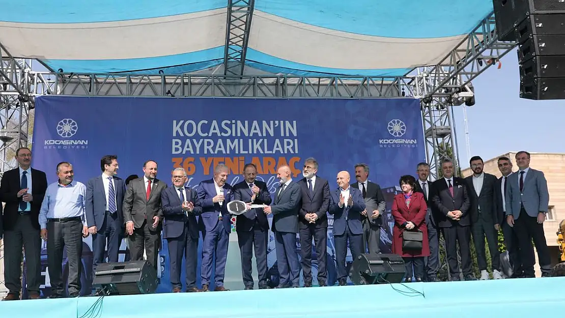 KOCASİNAN BELEDİYESİ, ARAÇ FİLOSUNA 36 YENİ ARAÇ EKLEDİ