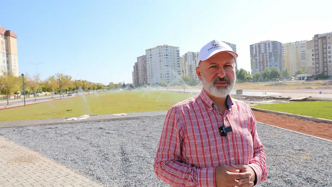 Kocasinan'da 20 yeni parkla yeşil alanlar artıyor