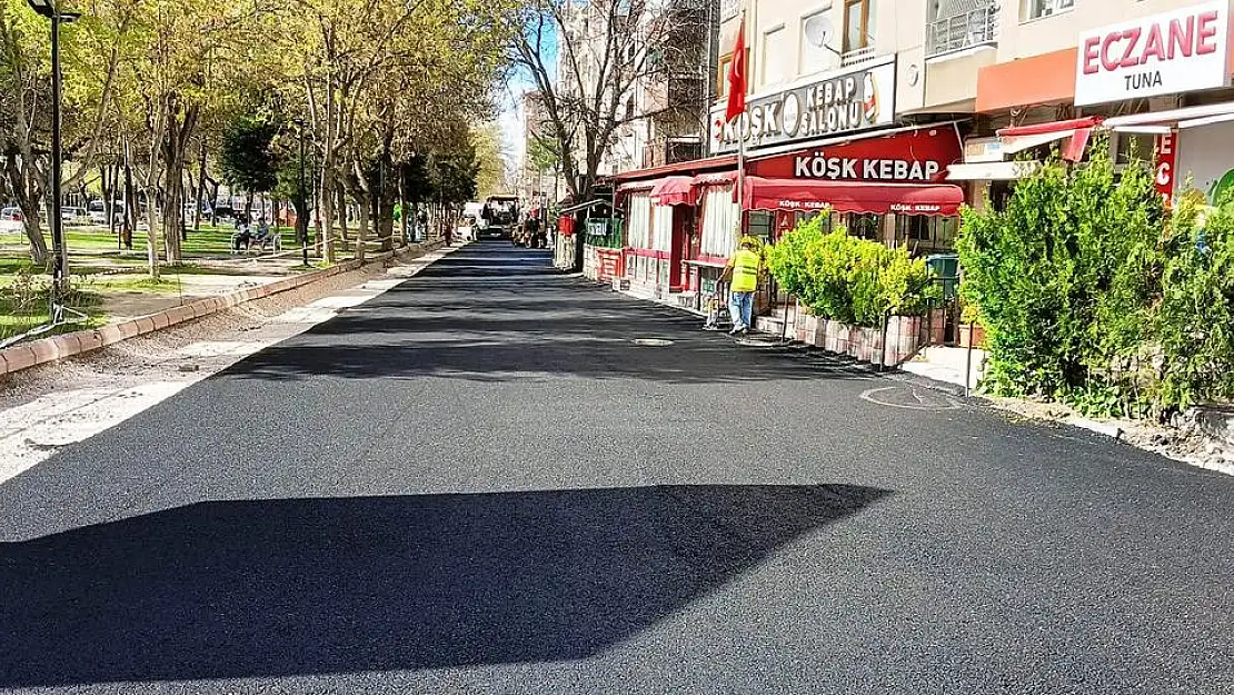 KOCASİNAN, ERCİYESEVLER TUNA CADDESİ'Nİ YENİLEDİ