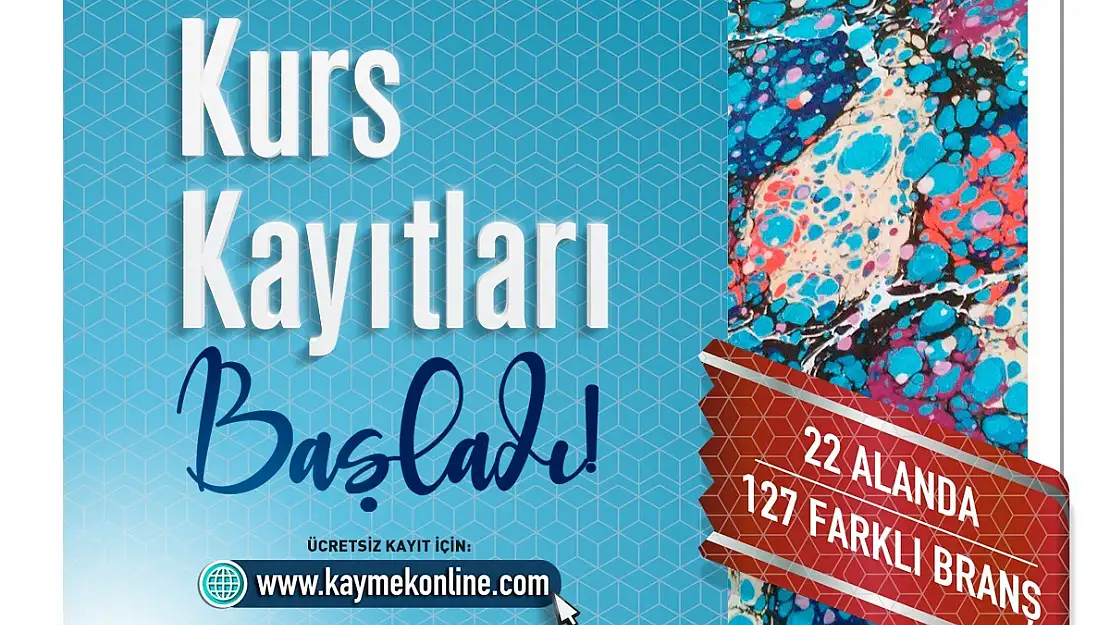 KURS KAYITLARINA YOĞUN İLGİ