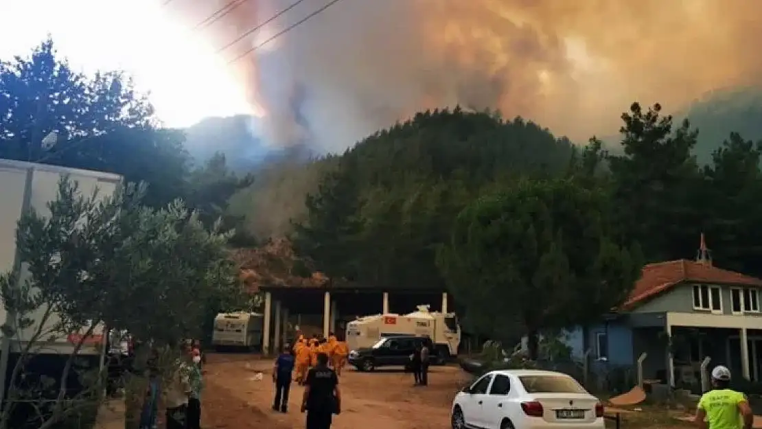 Marmaris yangınında üçüncü gün