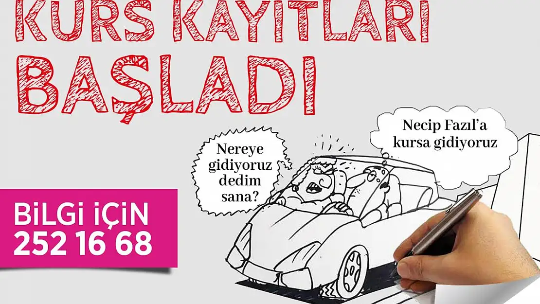 Melikgazi'de Karikatür Kursu Açılıyor