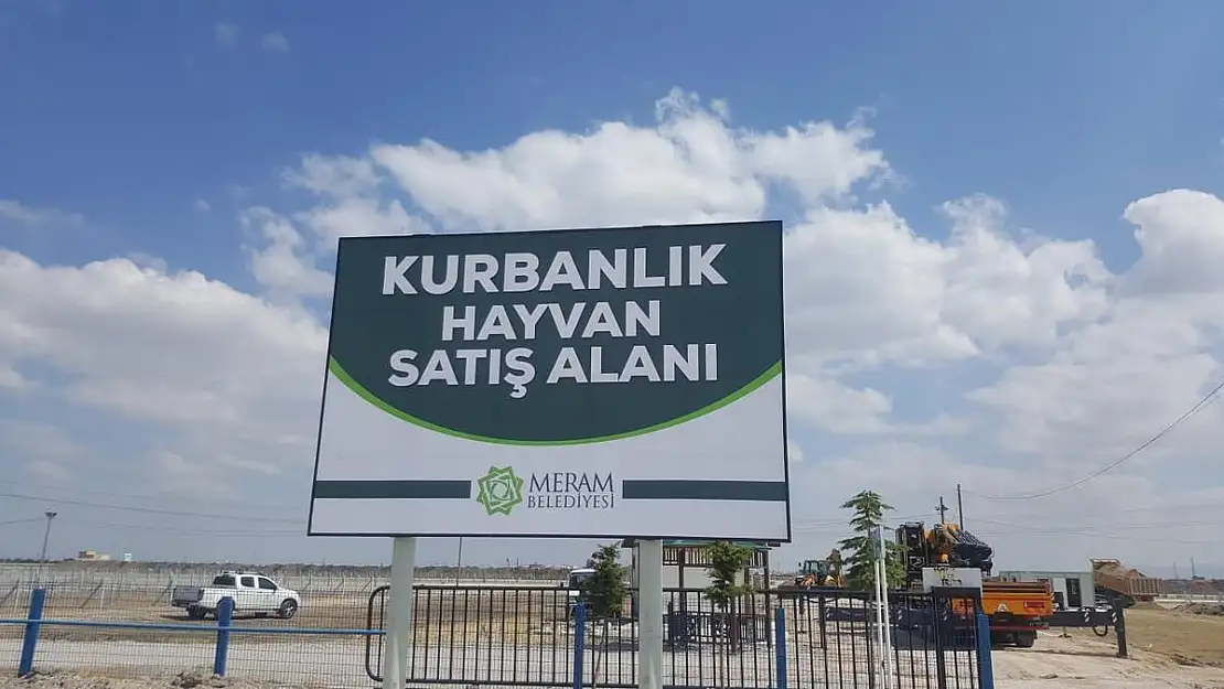 MERAM KURBAN BAYRAMINA HAZIRLANIYOR