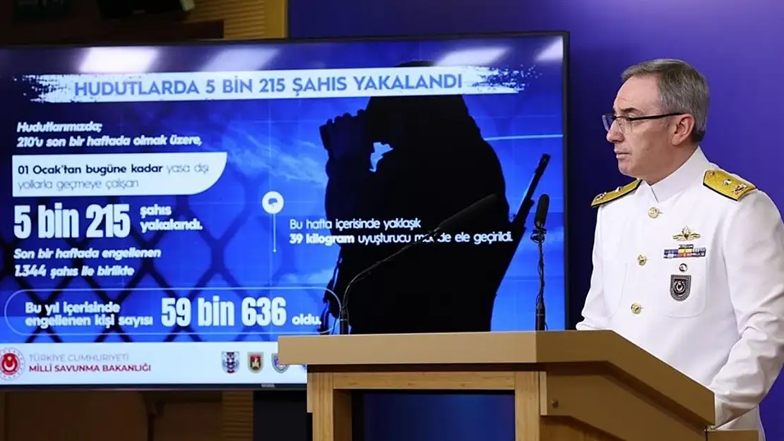 MSB: Son haftada 5 PKK'lı teslim oldu, sınırda 239 kişi yakalandı