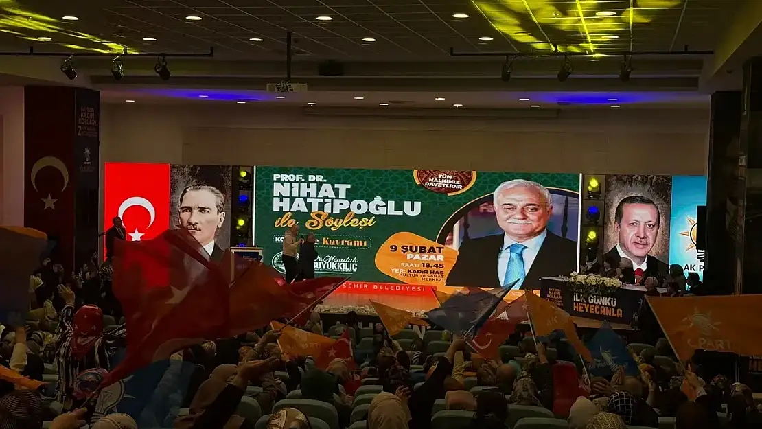 Nihat Hatipoğlu Kayseri'ye geliyor