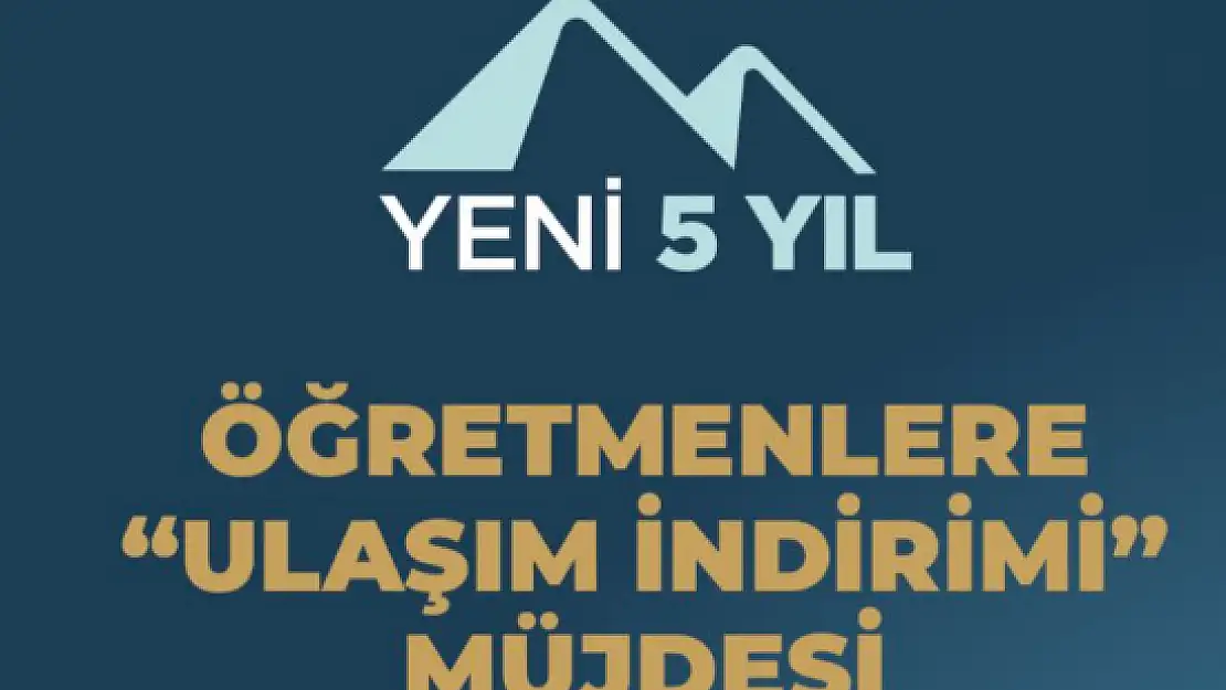 ÖĞRETMENLERE 'ULAŞIM İNDİRİMİ'