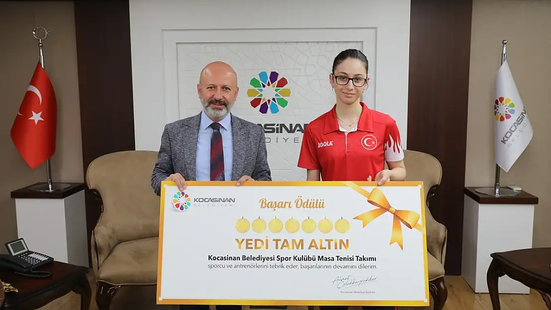 OLİMPİYAT VE MİLLİ TAKIM SPORCUSU ÖZGE YILMAZ, KOCASİNAN'DA