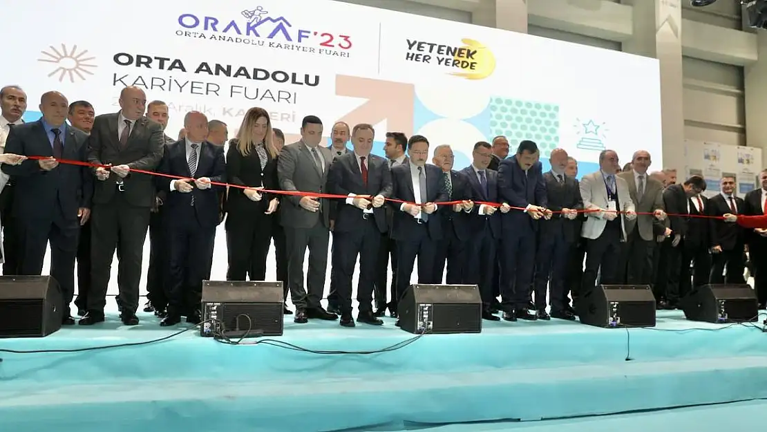 Orta Anadolu Kariyer Fuarı ORAKAF Açıldı