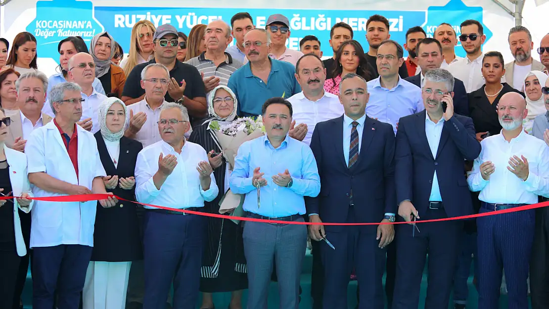 Ruziye Yücel aile sağlığı merkezi törenle açıldı