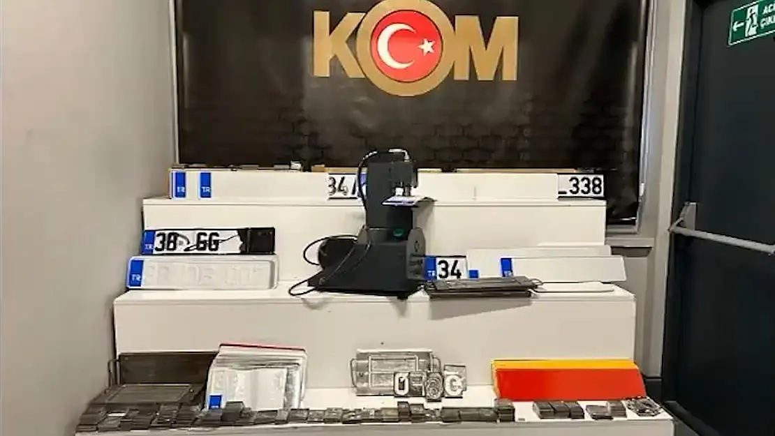 Sahte plaka basan 1 şüpheli yakalandı