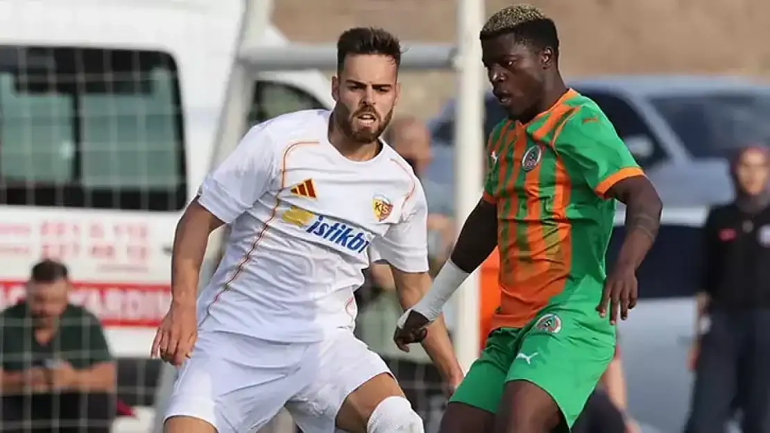 Sarı kırmızılılar hazırlık maçında Alanyaspor'a mağlup oldu