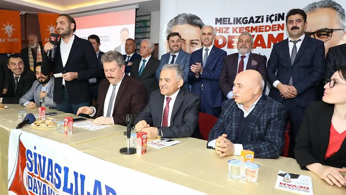 'SİVASLI KOMŞULARIMIZA  GÖNÜL KÖPRÜSÜ İLE BAĞLIYIZ '