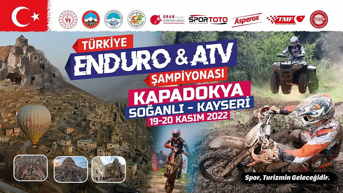 SOĞANLI VADİSİ'NDE TÜRKİYE ENDURO VE ATV ŞAMPİYONASI YAPILACAK