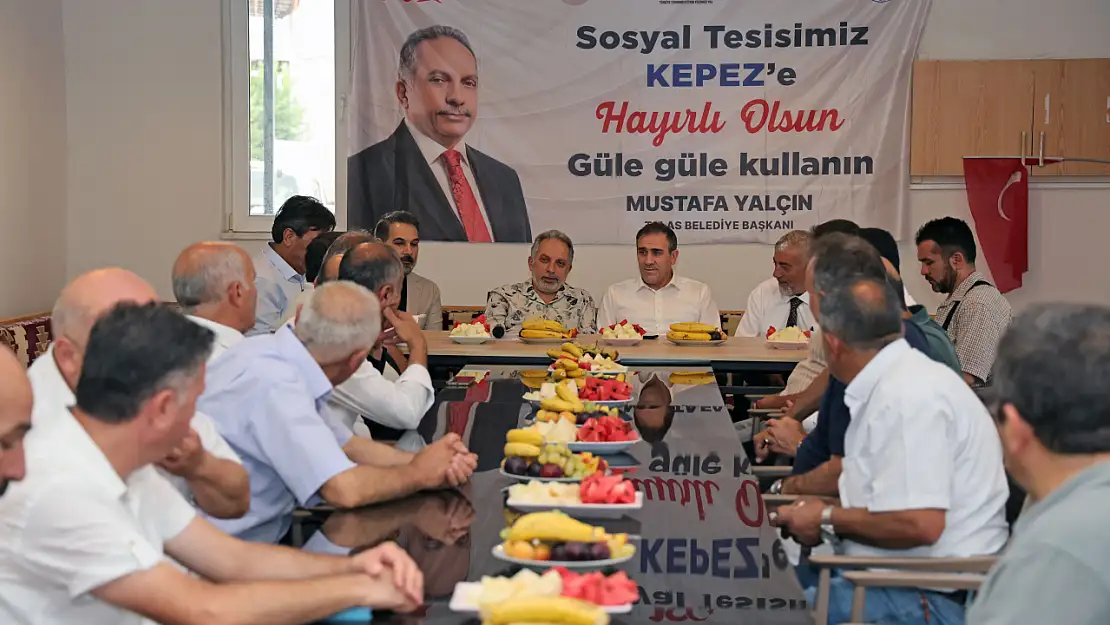 Talas Belediye Başkanı Yalçın, muhtarlarla temmuz toplantısında buluştu.