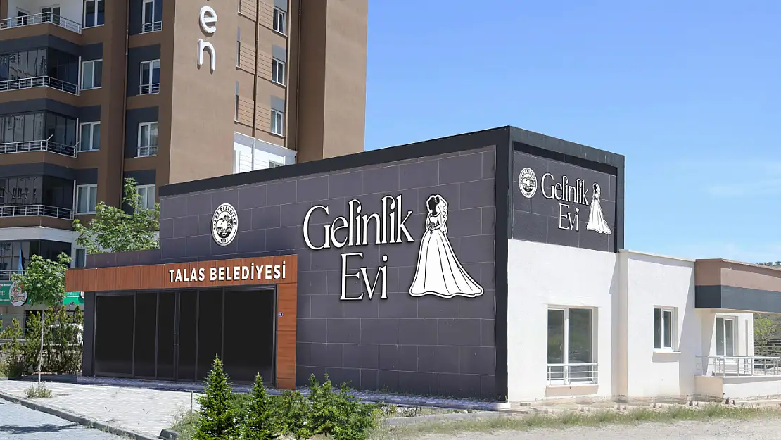 Talas Belediyesi'nden Gelinlik evi hizmeti